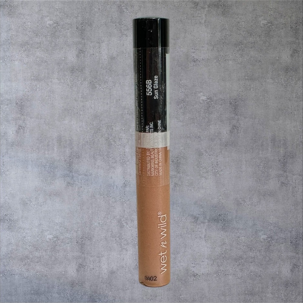 Wet n Wild Lip Gloss Womens 0.19oz Sun Glaze 556B NEW Megaslicks Shimmer‎ Bronze
